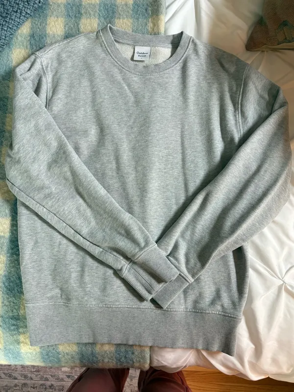 Outdoor Voices Light Gray Stratus Crewneck Sweatshirt - Image 5