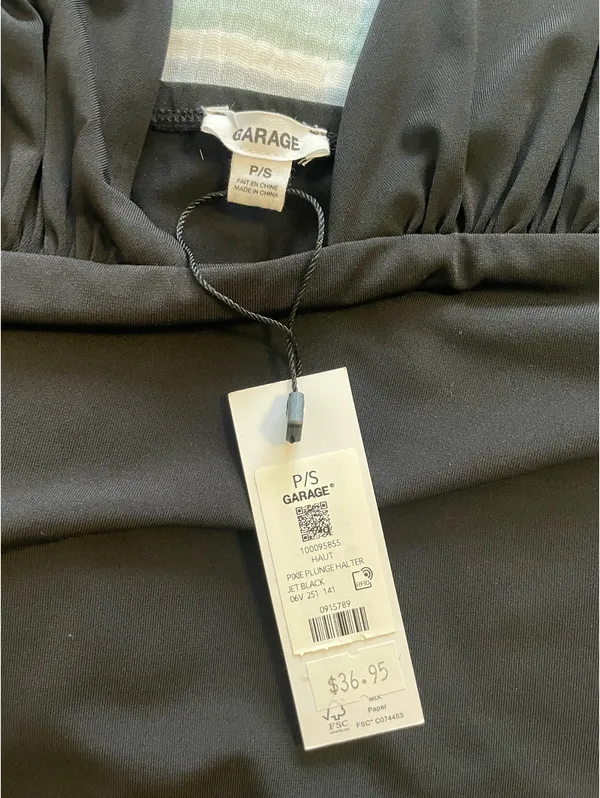 Garage Halter Top Black - Image 3