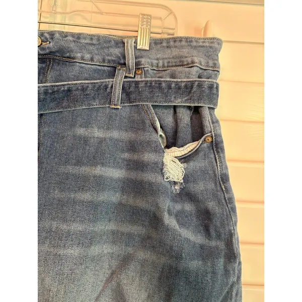 KanCan Denim Belted Mini Skirt Size‎ 24 - Image 4