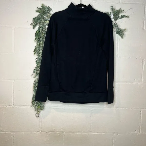 Fabletics | women black athletic cowl neck pullover - Image 3