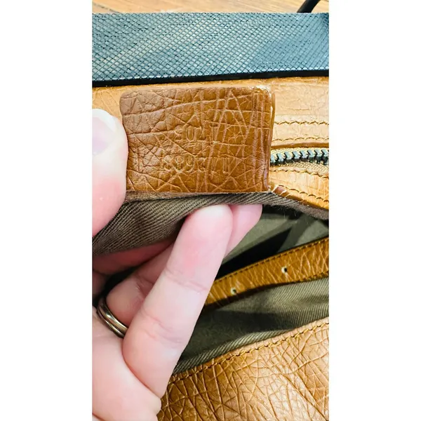 GUCCI Fall 2002 Tom Ford Classic Black Monogrammed GG Canvas Wood Handle Doctor - Image 11