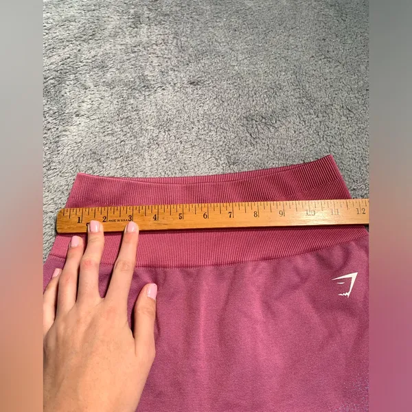 Gymshark blue pink bike workout shorts - Image 9
