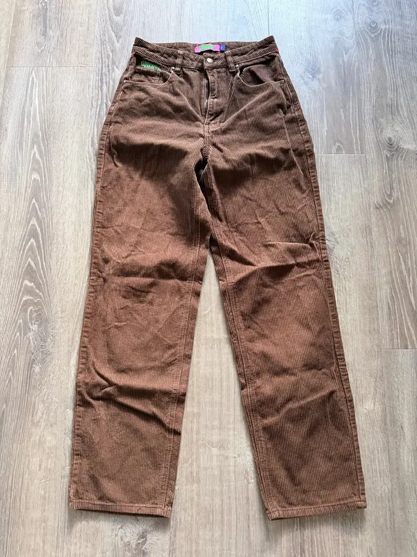 Empyre Brown Corduroy Baggy Skate Pants Size 2 - Image 3
