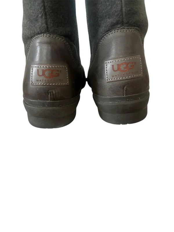 UGG Waterproof Janina Boots - S/N 1017387 -‎ Dark Green/ Gray - Size 8 - Image 7
