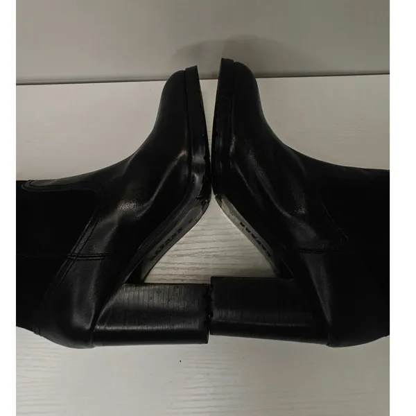 Black leather Western Boot sz 8.5 - Image 6