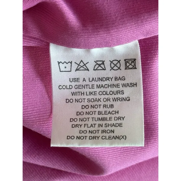 Meshki Maxi Slip Dress Womens Small Pink Spaghetti Strap Backless‎ Square Neck - Image 3