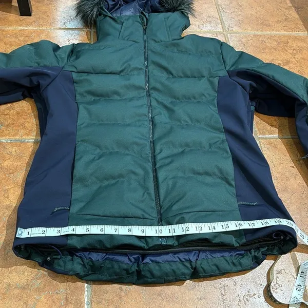 Salomon Stormcozy Puffer‎ Ski Snow Boarding with removable hood or fur trim L - Image 15