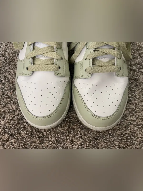 Women’s Nike Dunk Low Next Nature Olive Aura Sneakers Size 9 - Image 9