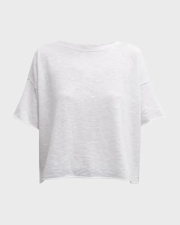 Boutique NWT Charlotte Avery White Short Sleeve Oversized Tshirt - Image 6