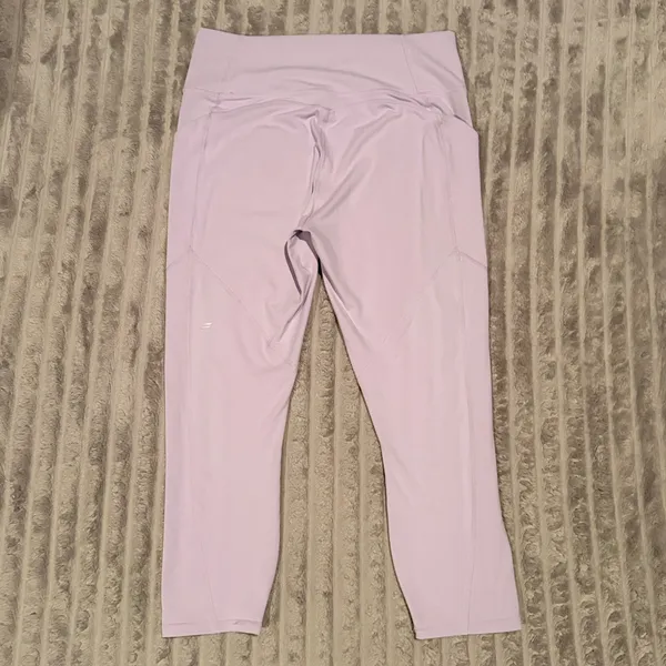 Fabletics PureLuxe Lavender Purple High Waisted Pocket Cropped Leggings Womens - Image 7