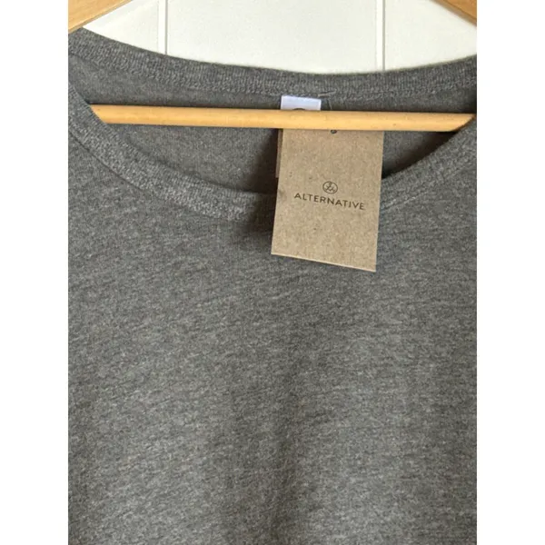 Alternative Apparel Gray Cotton Blend Long Sleeve Pullover Shirt NWT Women's L - Image 8
