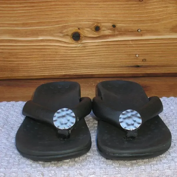 NWOB Vionic Lida Black Thong Sandals Shoes Size 7 - Image 3