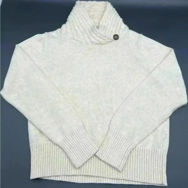 Jeanne Pierre Timeless Soft Collared Sweater Large - Image 3