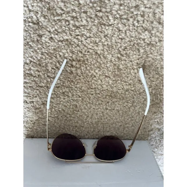 Guess aviator sunglasses retro rose gold steampunk grunge metal sophisticated - Image 5