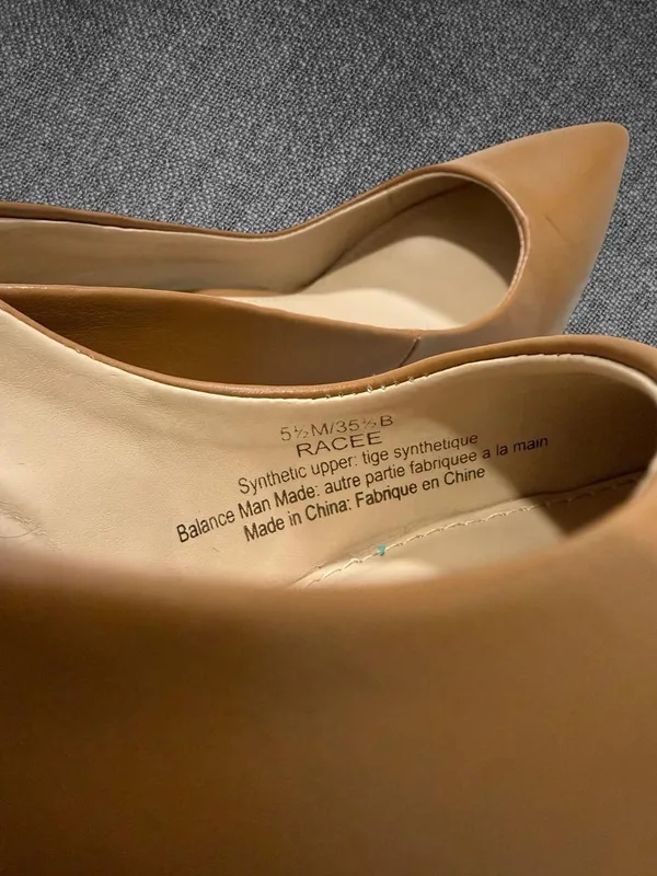 Marc New York Andrew Marc Brown Pointed Toe Block Heel Pumps Size 5.5 - Image 5
