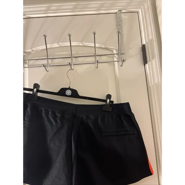 Vintage Tony Stewart #20 CHASE Authentics NASCAR Shorts Black Orange Womens L - Image 8