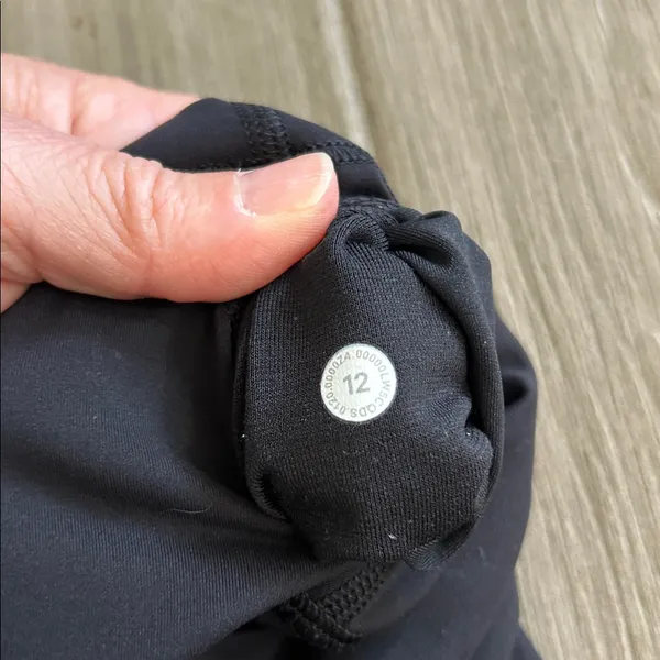 Lululemon Ebb to Street Green Ribbed Crop Top with Black Leggings bundle - Image 5