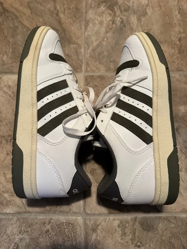 Adidas Green and White Break Start shoes - Image 6