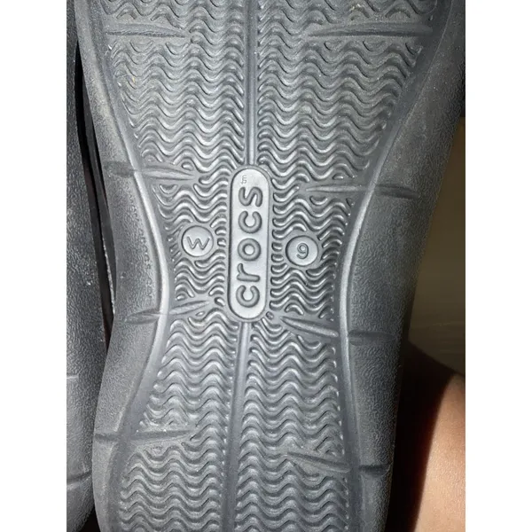 Crocs Swiftwater Women's Size 9 Black Slides Comfort Strappy Flex Beach Water B - Image 2
