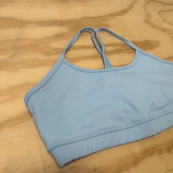 Electric &‎ Rose Women's Light Blue Racerback Sports Bra Size Small Made in USA - Image 3