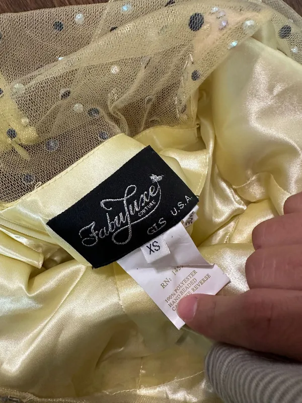 fabuluxe Yellow Size XS - Image 2
