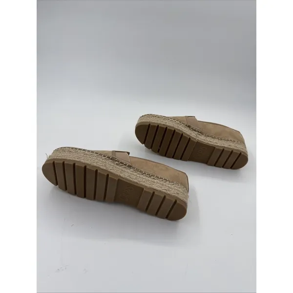 Circus by Sam Edelman Christina Slip‎ On Platform Espadrilles Brown Suede 9.5 - Image 6
