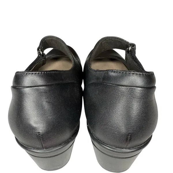 Clarks Collection Women's 8.5 Emslie‎ Lulin Mary Jane Pumps Black Comfort Heels - Image 8