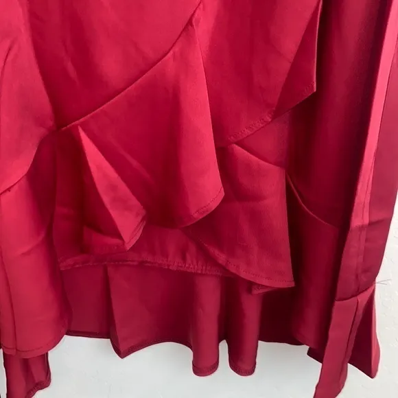 5/$30 🎈 Lashbair women’s large high waist high low wrap‎ skirt - Image 3