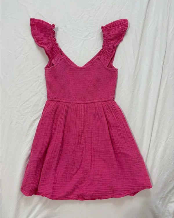 Hollister Pink Flowy Mini Dress - Image 2