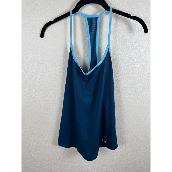 Under Armour Tank Top Women M Racerback‎ Mesh Lightweight Athletic Minimalist - Image 2