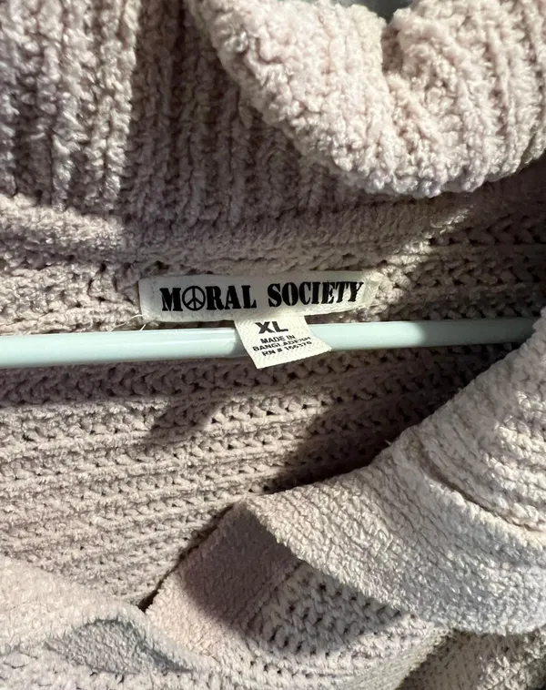 Moral Rose Knit Sweater Size XL - Image 2
