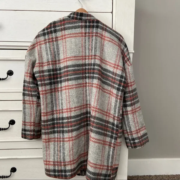 Jolt Oversized Plaid Coat. Size Small. EUC - Image 6