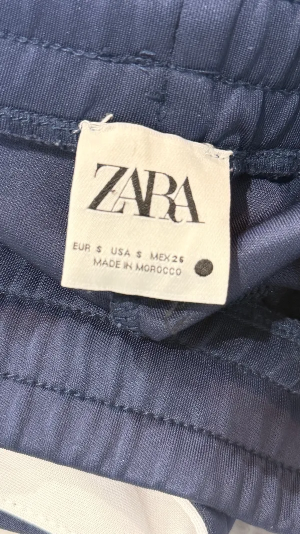 ZARA Athletic Pants navy Striped - Image 3