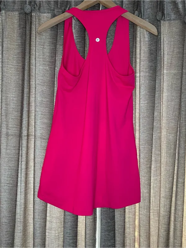 90 Degree By Reflex Vibrant Pink Racerback Active Tank Size Medium - Image 8