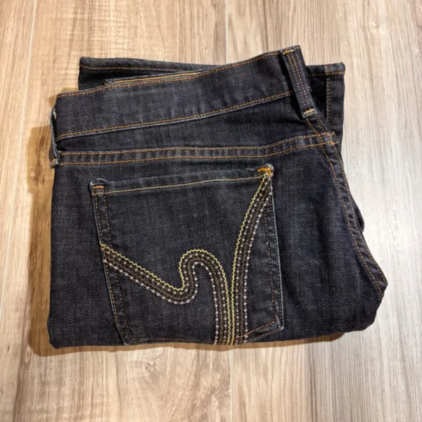 7 For All Mankind Anniversary Nic Nac 109 Stretch Low-Rise Stretch Flare - 32 - Image 13