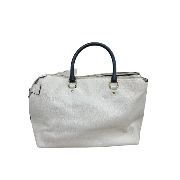 Coach New York women’s handbag clutch cream pebble leather SKU 2949 - Image 4