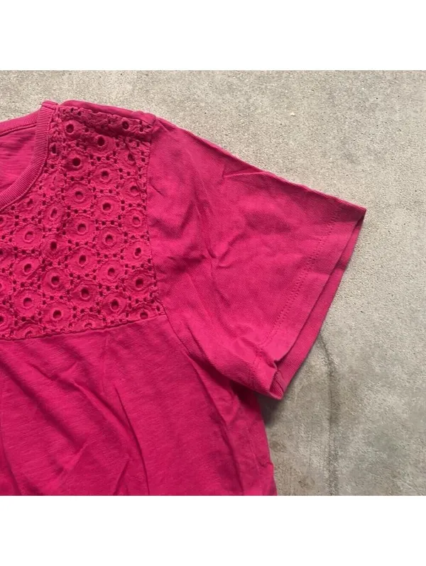 💕J. Crew 100% Cotton Pint Stretch Short Sleeve Casual Top Basic Staple shirt - Image 3