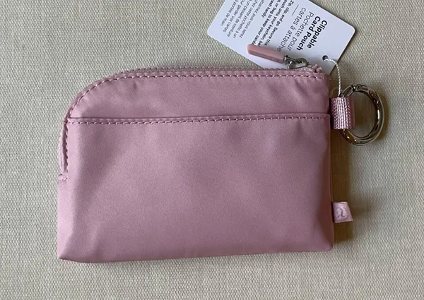 Lululemon Clippable Card Pouch - Pink Haze - Image 8