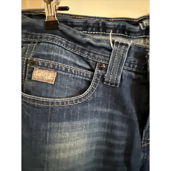 Cruel Girl Cadence‎ Medium Wash Boot Cut Stretch Western Wear Jeans Size 5 - Image 2
