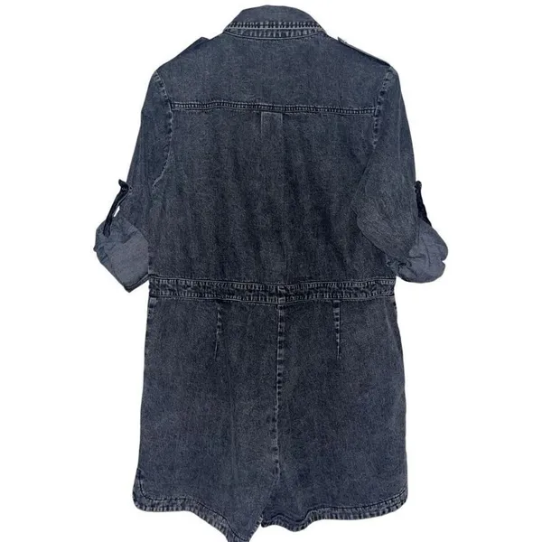 Paintcolors black‎ denim short jumper small - Image 2