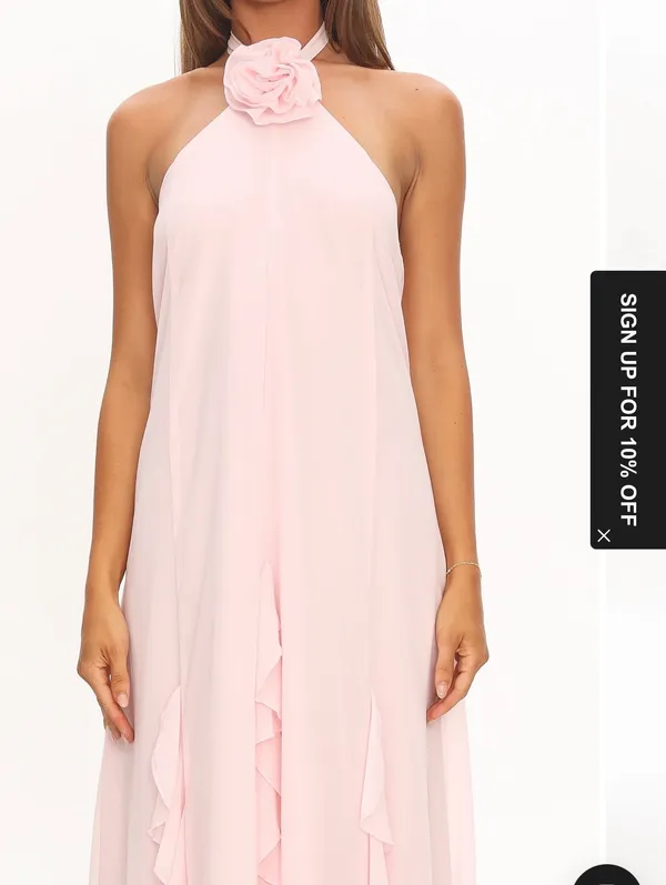 Selfie Leslie Ruffle Maxi Dress - Image 2