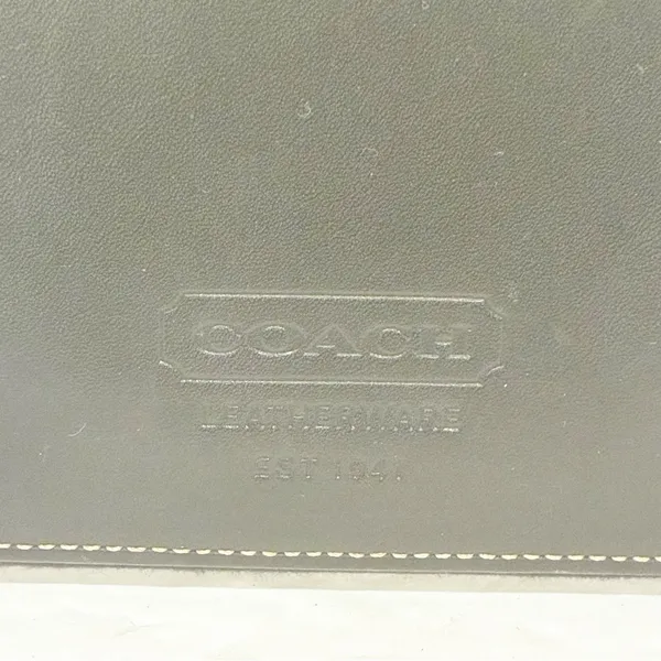 Coach Leather Cd Case Dvd Multi Pouch Accessories Women‎ Men Black Dj4028 - Image 2