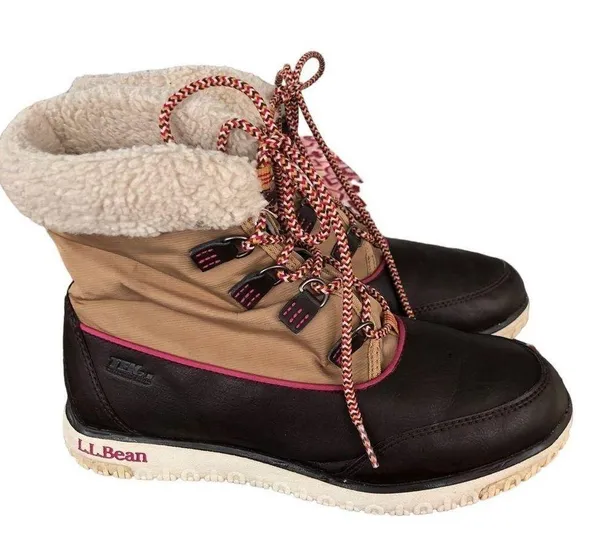 L.L. Bean Women's Ultralight Pac Boots Mid~Calf Size 8M # PO504631 Winter Cozy - Image 2