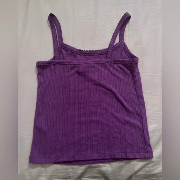 Urban Outfitters Bittersweet Pointelle Graphic Cami - Image 4