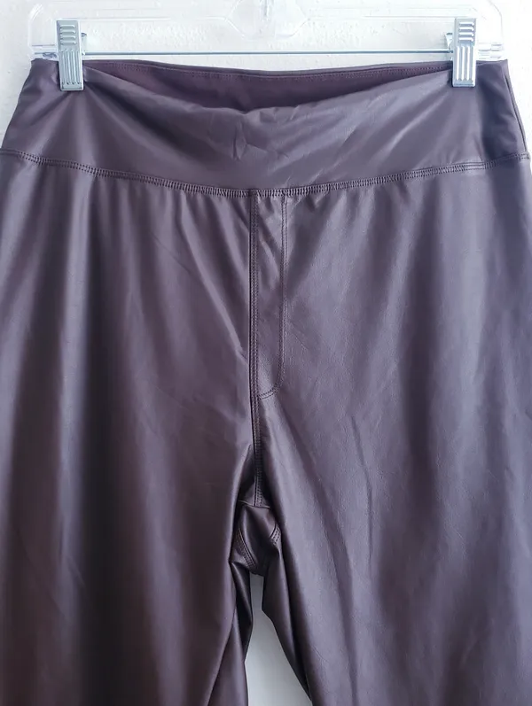Offline By Aerie Goals Gloss High Waisted Pleather Leggings - Image 4