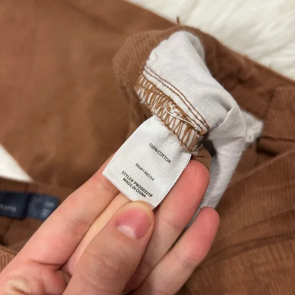 Indigo‎ Rising Rust Brown Corduroy High Rise Straight Leg Pants 9/29 - Image 3
