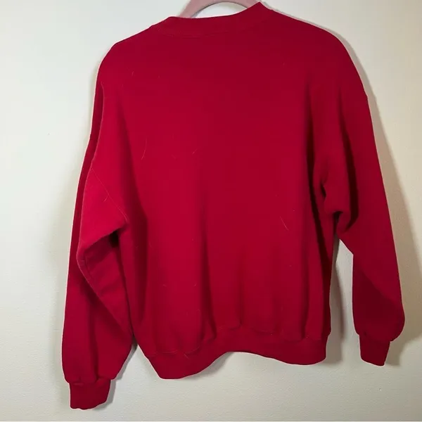 ✨ Vintage Lee‎ Red Iowa Crewneck Sweatshirt Large - Image 10