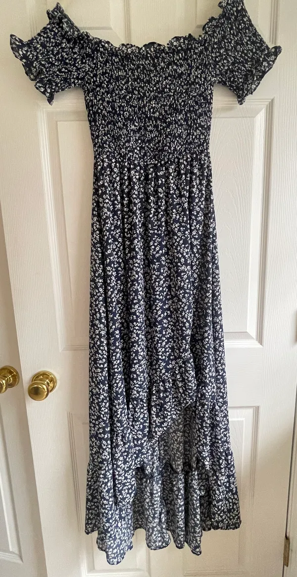 Francesca's NWOT Blue Maxi Dress - Image 3