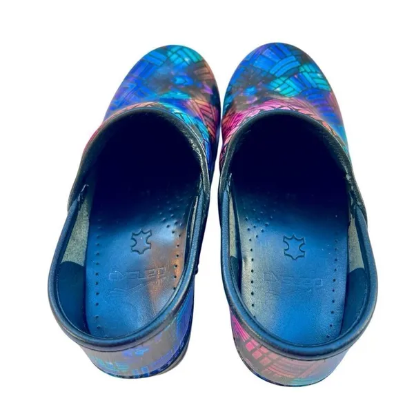 Dansko Clogs Professional Women Size EU 36US 5.5/6 Color Weave Patent Leather - Image 5