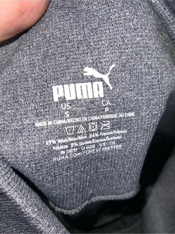 2 Pair Puma Bike Shorts - Pink and Charcoal - Small - Image 7